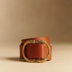 Sezane Artemis belt in natural heritage in size 90